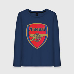 Лонгслив хлопковый женский Arsenal FC, цвет: тёмно-синий