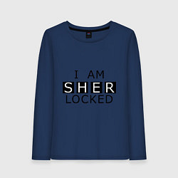 Женский лонгслив I am Sherlocked