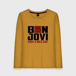 Женский лонгслив Bon Jovi: Nice day