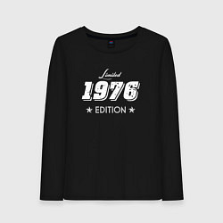 Лонгслив хлопковый женский Limited Edition 1976 цвета черный — фото 1