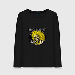 Лонгслив хлопковый женский Iron Maiden Killers, цвет: черный