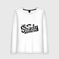 Лонгслив хлопковый женский The shady project, цвет: белый