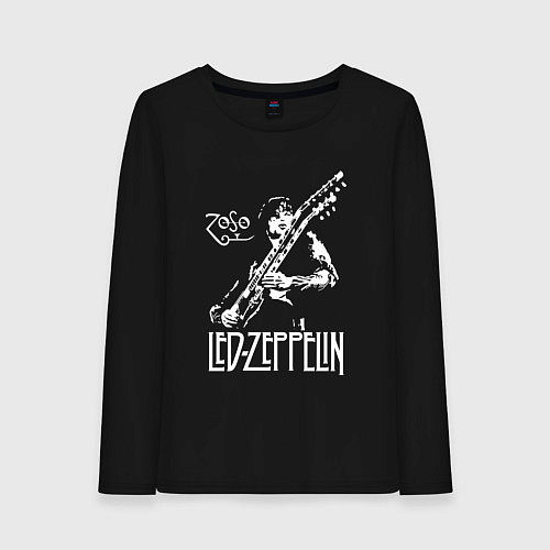 Женский лонгслив Led Zeppelin / Черный – фото 1