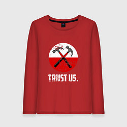 Женский лонгслив Trust us