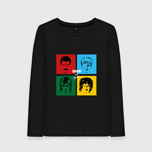 Женский лонгслив Queen Hot Space / Черный – фото 1