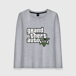 Лонгслив хлопковый женский GTA Five, цвет: меланж