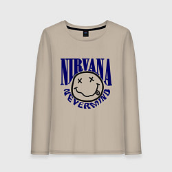 Женский лонгслив Nevermind Nirvana