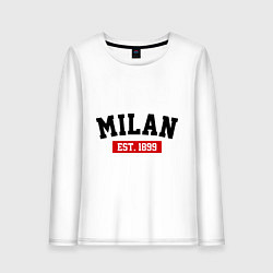 Женский лонгслив FC Milan Est. 1899