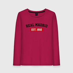 Женский лонгслив FC Real Madrid Est. 1902