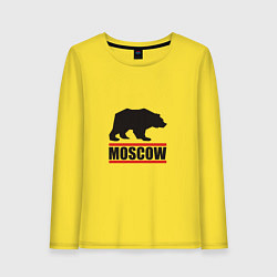 Женский лонгслив Moscow Bear