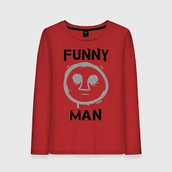 Женский лонгслив HU: Funny Man