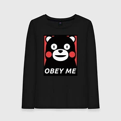 Женский лонгслив Kumamon: Obey Me