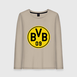 Лонгслив хлопковый женский BVB 09, цвет: миндальный