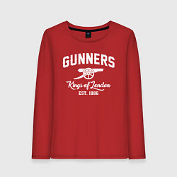 Лонгслив хлопковый женский Arsenal Guinners, цвет: красный