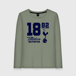 Лонгслив хлопковый женский FC Tottenham 1882, цвет: авокадо