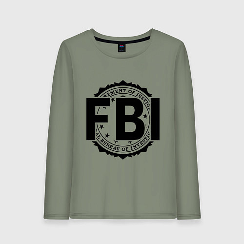 Женский лонгслив FBI Agency / Авокадо – фото 1