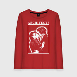 Лонгслив хлопковый женский Architects: Love, цвет: красный