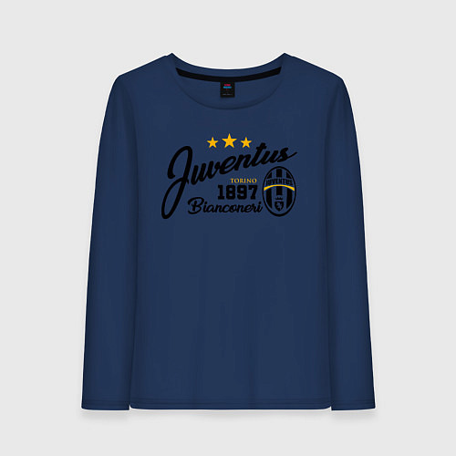 Женский лонгслив Juventus 1897 / Тёмно-синий – фото 1