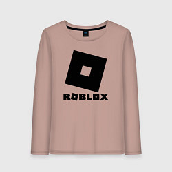 Лонгслив хлопковый женский ROBLOX, цвет: пыльно-розовый