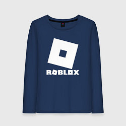 Лонгслив хлопковый женский ROBLOX, цвет: тёмно-синий