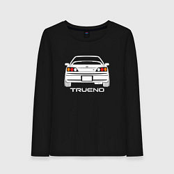 Лонгслив хлопковый женский Toyota Trueno AE111, цвет: черный