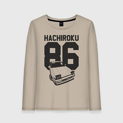 Женский лонгслив Toyota AE86 Hachiroku