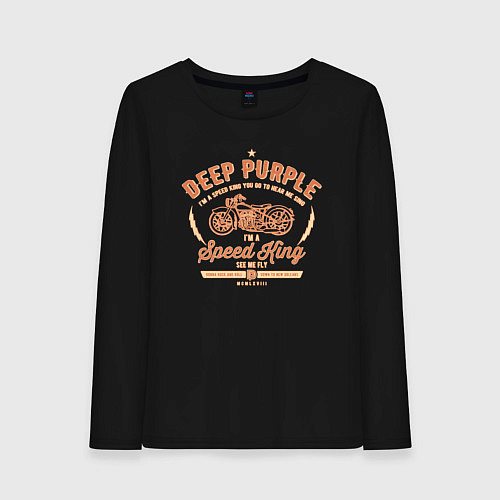 Женский лонгслив Deep Purple: Speed King / Черный – фото 1