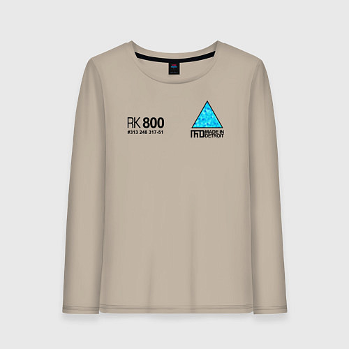 Женский лонгслив RK800 CONNOR / Миндальный – фото 1