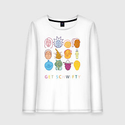 Женский лонгслив Get Schwifty