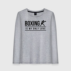 Женский лонгслив Boxing life