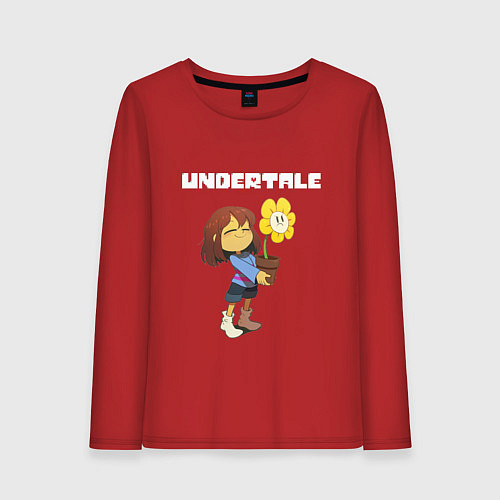 Женский лонгслив UNDERTALE / Красный – фото 1