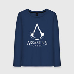 Лонгслив хлопковый женский Assassin’s Creed, цвет: тёмно-синий