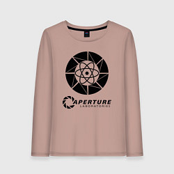 Лонгслив хлопковый женский PORTAL, цвет: пыльно-розовый