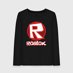 Лонгслив хлопковый женский ROBLOX, цвет: черный