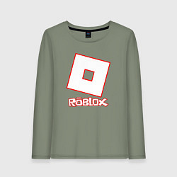 Лонгслив хлопковый женский ROBLOX, цвет: авокадо
