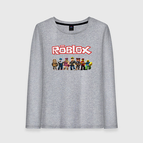 Женский лонгслив ROBLOX / Меланж – фото 1