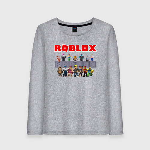 Женский лонгслив ROBLOX / Меланж – фото 1