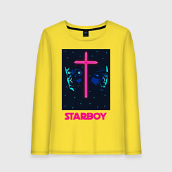 Лонгслив хлопковый женский STARBOY, цвет: желтый