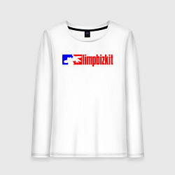 Лонгслив хлопковый женский LIMP BIZKIT, цвет: белый
