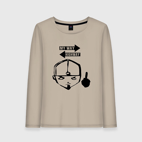 Женский лонгслив LIMP BIZKIT / Миндальный – фото 1