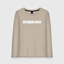Лонгслив хлопковый женский GreenDay, цвет: миндальный