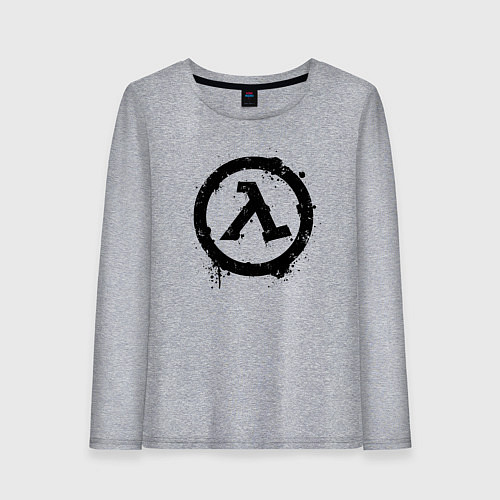 Женский лонгслив HALF-LIFE / Меланж – фото 1