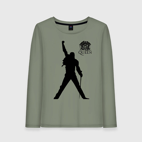Женский лонгслив Queen двусторонняя / Авокадо – фото 1