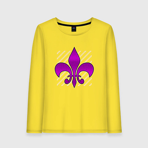 Женский лонгслив Королевская лилия / Желтый – фото 1