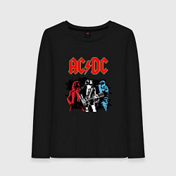 Женский лонгслив ACDC