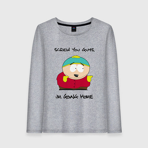 Женский лонгслив ЮЖНЫЙ ПАРК / Меланж – фото 1