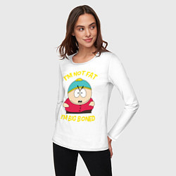 Лонгслив хлопковый женский South Park, Эрик Картман, цвет: белый — фото 2