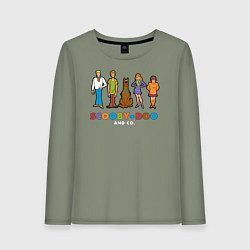 Лонгслив хлопковый женский Scooby-Doo and Co, цвет: авокадо