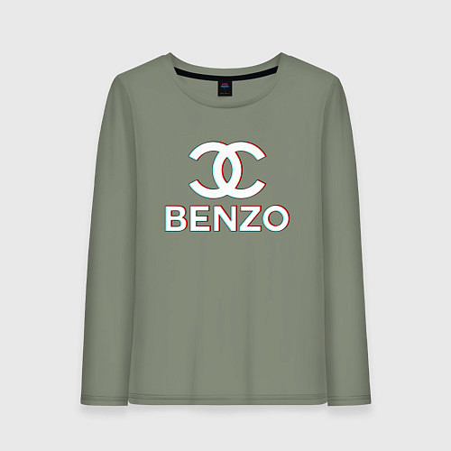 Женский лонгслив BBT BENZO GANG / Авокадо – фото 1