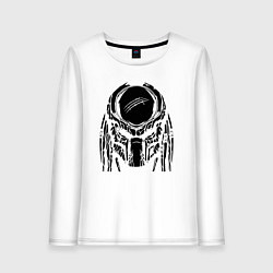 Лонгслив хлопковый женский PREDATOR, цвет: белый